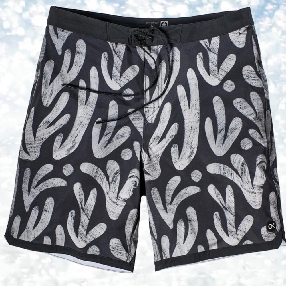 Outerknown Modern Scallop Trunk board shorts